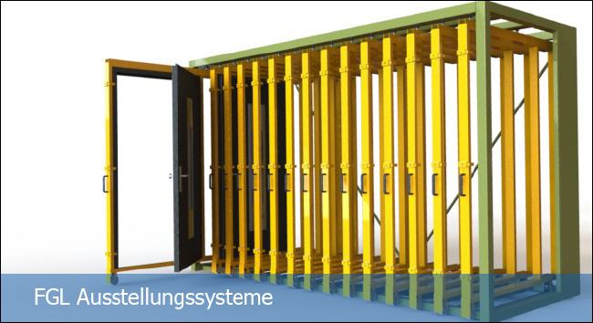 FGL display and exhibition system for windows and doors - FGL T�renausstellungsystem - www.lager-und-transporttechnik.info