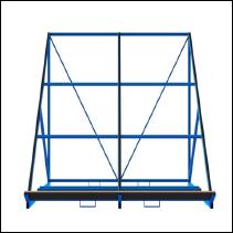 heavy duty transport rack for trailer and trucks -  FGL-LS-2422-303-N  - FGL LKW Aufbauten, Sonder- und Transportgestelle f�r Fassaden, Platten- und Schwerlastnelemente,  www.lager-und-transporttechnik.info