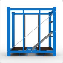 FGL window storage , double storage and transportbox for windows , FGL FBK-128-8, FGL Lager- und Transportgestell f�r Fenster-Elemente - www.lager-und-transporttechnik.info