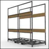 FGL heavy duty transportframe for facade elements, FGL FTB-150-3 , FGLSchwerlast-Transportrahmen fr Fenster- und Fassadenelemente, www.lager-und-transporttechnik.info