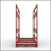 FGL heavy duty transportframe for facade elements, FGL FTB-6000 , FGLSchwerlast-Transportrahmen f�r Fenster- und Fassadenelemente, www.lager-und-transporttechnik.info