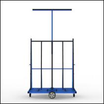 FGL fitting cart , trolley for single glass sheets and window elements, FGL-GKW-149-165 , FGL Monategwagen f�r Einzelgl�ser und Fensterelemente - www.info@lager-und-transporttechnik.info