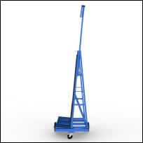 FGL fitting cart , trolley for single glass sheets and window elements, FGL-GKW-149-165 , FGL Monategwagen f�r Einzelgl�ser und Fensterelemente - www.info@lager-und-transporttechnik.info