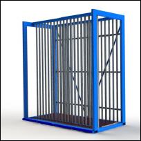 FGL flexible storage system for single glas sheets and all-glass doors  and panels, FGL KFR-2100 Flex,  FGL Glast�renlager, flexibles Lagersytsem f�r Einzelscheiben und Ganzglast�ren,  www.lager-und-transporttechnik.info