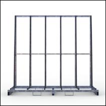 FGL-LE 248-217-N, FGL storage rack for Glass and elements - estanteri�s parra vidrio, ventanas y puertas, stockage pour fen�tres y du verre,  FGL Lagergestell f�r Glas und Elemente , www.lager-und-transporttechnik.info
