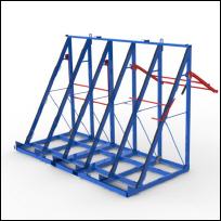 FGL-LS-422-306-SK, FGL heavy duty glas and elements transport rack for trailer and trucks, FGL bastidor transporte pesado para vidrio y ventanas, FGL LKW Aufbauten, Sonder- und Transportgestelle f�r Fassaden, Platte- und Schwerlastnelemente, www.lager-und-transporttechnik.info