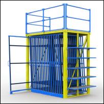 FGL-GTG20-B. FGL sistema lado m�dular de almacenamiento para puertas de cristal (puerta to vidrio), FGL drawer compact storage system for glass and all-glass doors, FGL Schubfach Lagermodul f�r Ganzglast�ren, FGL Syst�me de stockage modulaire pour portes tout-verre,  www.lager-und-transporttechnik.info