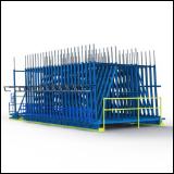 FGL QLG- V-6000 E160, FGL side shift drawer compact glass storage systeme, FGL Clasificadores para vidrio automtico y manual, FGL Querlager Verschiebelager fr Einzelglser , Kisten und Caps, www.lager-und-transporttechnik.info