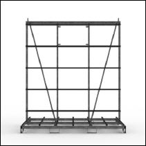 FGL-T-2412-245-7 NQ , FGL T-Rack ,  FGL transportrack for facades and elements - FGL Chevalet pour les lments de faades, Caballete para elementos de fachada - bastidor para elementos de fachada, FGL Transportgestelle fr Fenster, Fassaden und Elemente , FGL T-Gestell - www.lager-und-transporttechnik.info