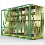 FGL-V-6000e 10 , FGL glass compact storage system, FGL glass storage system, FGL Module compact de stockage et classification pour de verre, FGL M�dulo compacto de almacenamieto y clasicaci�n para el vidrio,  clasificador de vidiro compact, FGL Schubfachlager , Kompaktlager f�r Glas, Kisten und Caps, Glaslagersystem f�r ganze Bandma�e, www.lager-und-transporttechnik.info