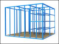 FGL vertical shelf system , storage bay for windows and doors, elements and wooden plates and sheets - FGL Facherlager fr fenster, Tren und Holzelemente - www.lager-und-transporttechnik.info