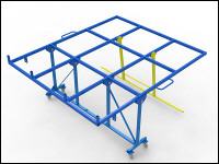 FGL Til and mounting table for glass, windows and elementes - FGL Kipp- und Montagetische for Glas und Fenster - www.lager-und-transporttechnik.info