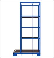FGL transprort racks for the fenestration industry - storage and  transport racks for doors - FGL tren Transportgestell - www.lager-und-transporttechnik.info